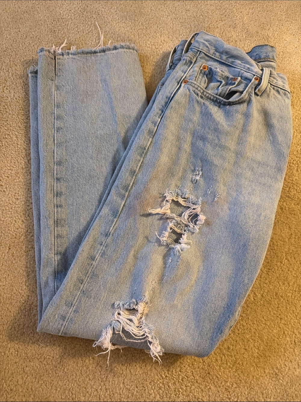 Levi's Premium Distressed Straight Leg